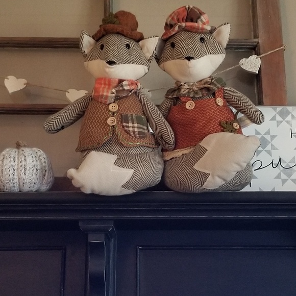 Fall Fox Shelf Sitters - Picture 1 of 1